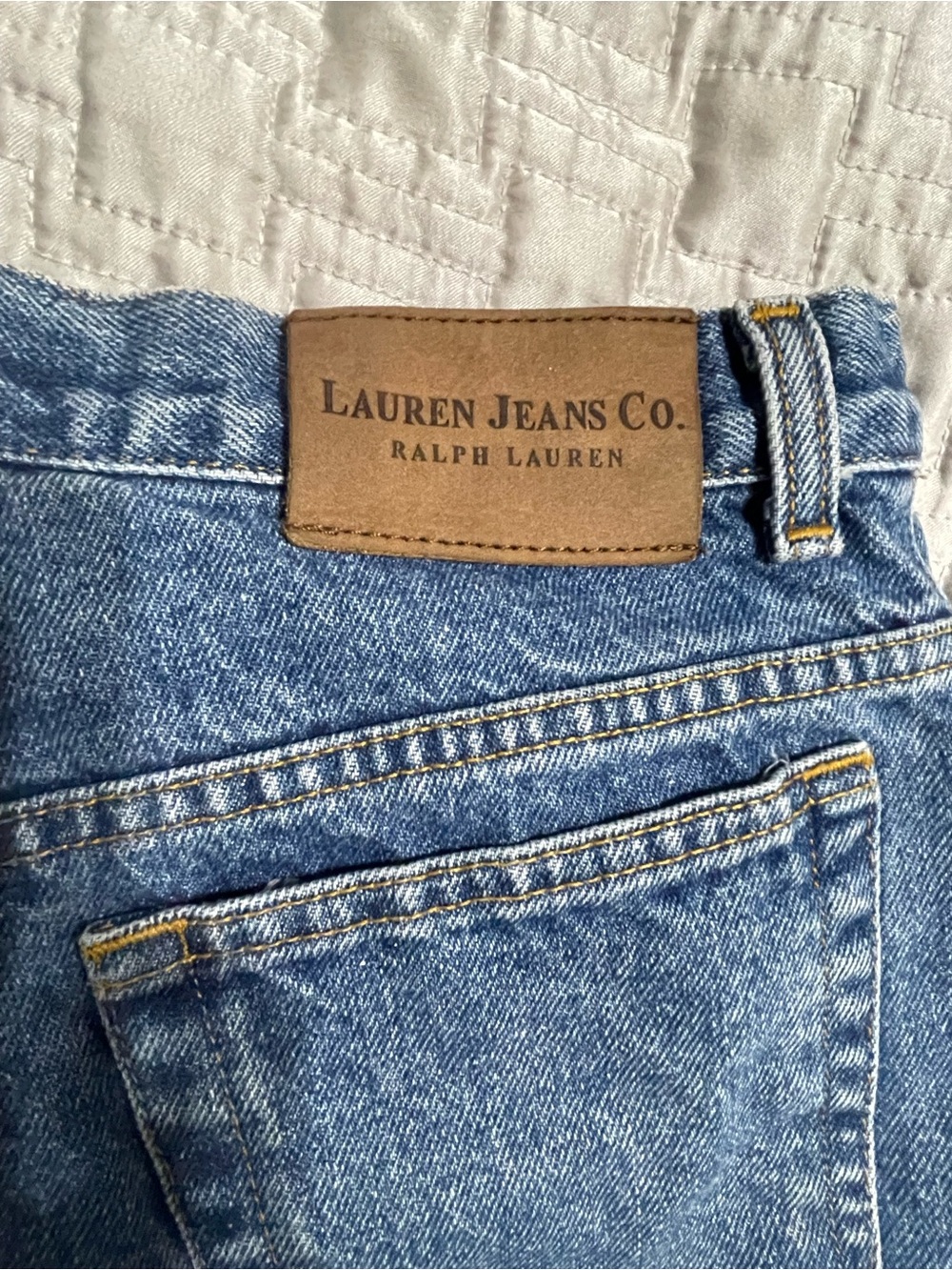 Lauren Ralph Lauren Women's Blue Denim Jean Shorts